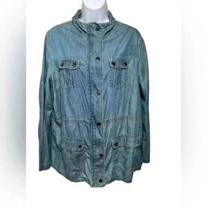 Women’s PXL Liz Claiborne Denim Jean Jacket